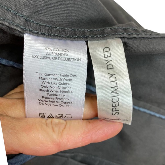 Eddie Bauer Legend Wash Gray Stretch Canvas Blazer Jacket Size 4 - Picture 6 of 7